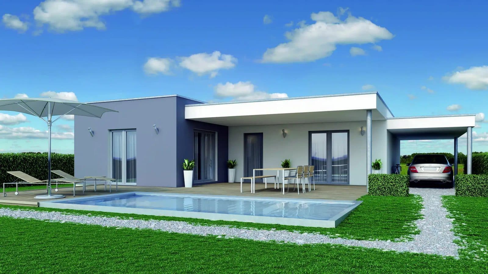 Haas B 112 – Bungalow Außenansicht